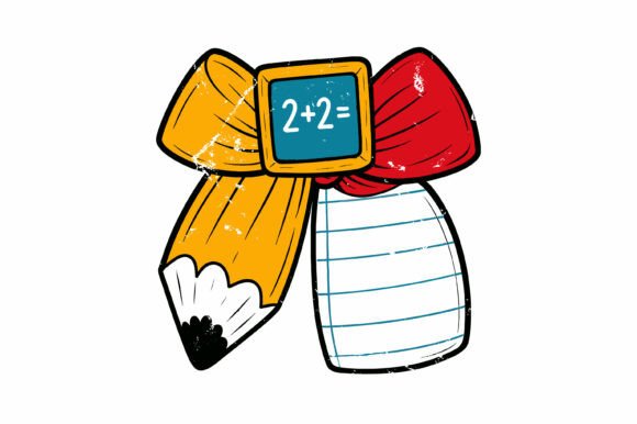 Back to School Bow Design: Graphics and Crafts for Content Creation