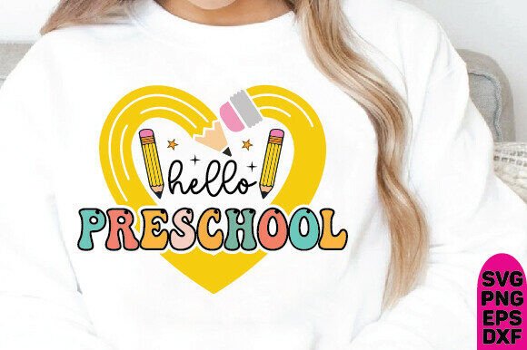 Back to School, Preschool Svg, Hello Graphics