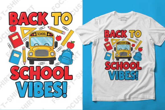 Back to School Vibes Design Graphics