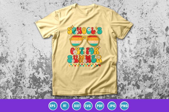 Retro Back to School Shirt Design Graphics