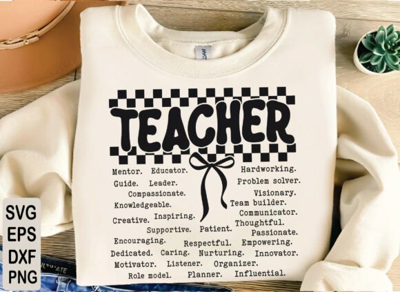 Teacher Words Svg, Back to School