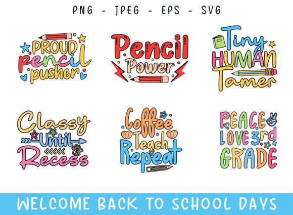 Welcome Back to School Day Kid Design