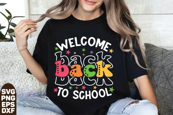 Welcome Back to School Svg, 1st Day of